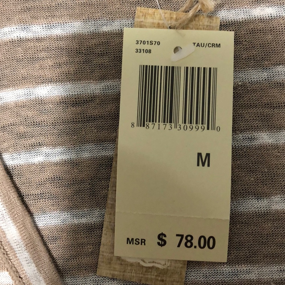 Max Studio Linen top medium - Picture 2 of 6